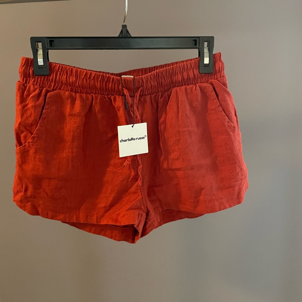 Charlotte Russe red shorts size: S- NWT